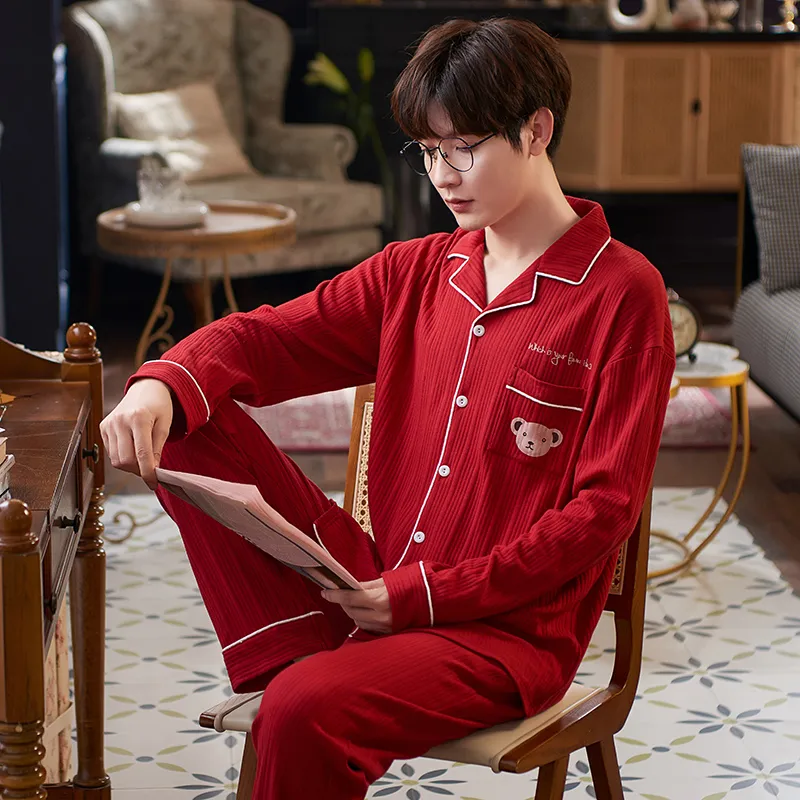 XIAFENYAN Men Pajama Sets-1