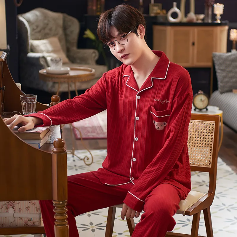 XIAFENYAN Men Pajama Sets-2
