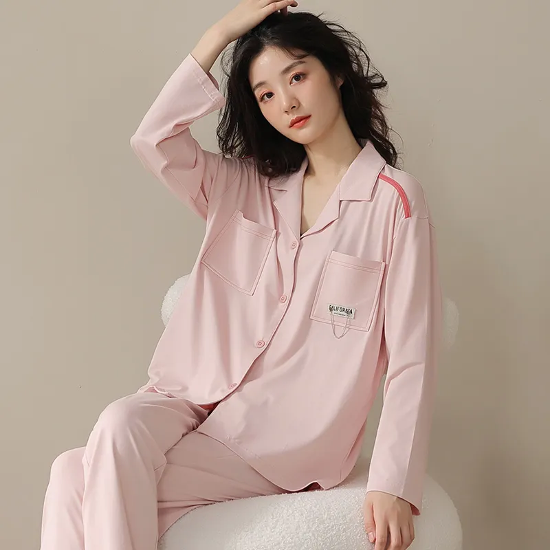 XIAFENYAN Pajama Set Women's Pink-1