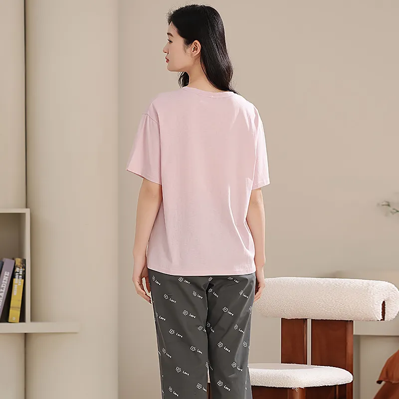 XIAFENYAN Pajama Set Women's Purple Pink-6