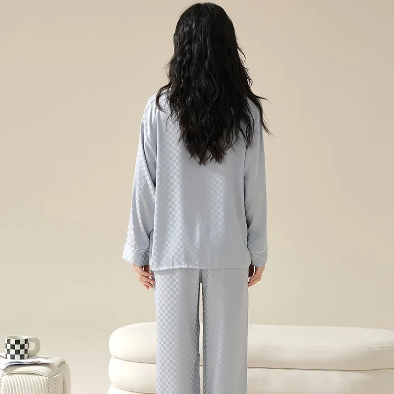 XIAFENYAN Pajama Set Women's Blue-6