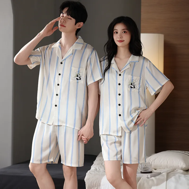 XIAFENYAN Pajama Set Unisex Apricot-2