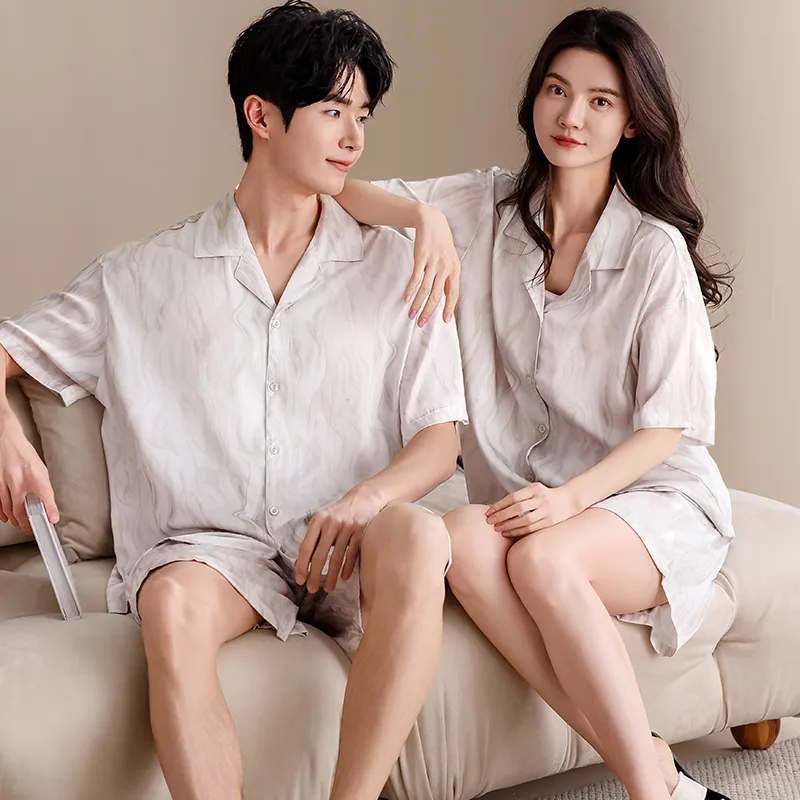 XIAFENYAN Pajama Set Unisex Image Color-5