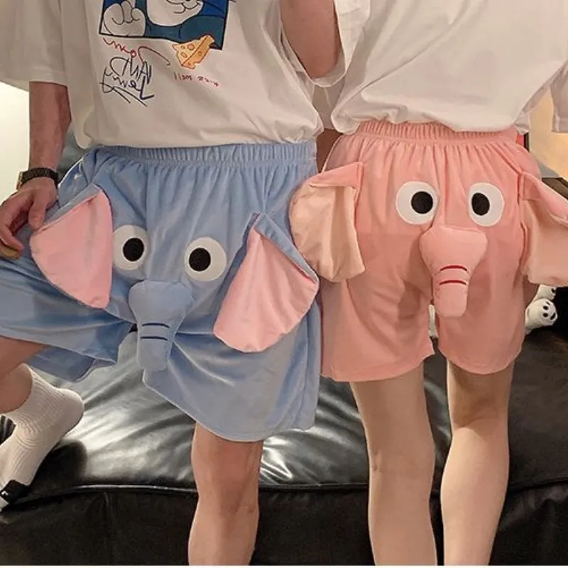 XIAFENYAN Pajama Pants Unisex Pink-1