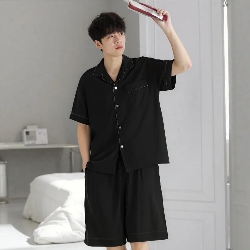 XIAFENYAN Pajama Gift Box Men's Black-2