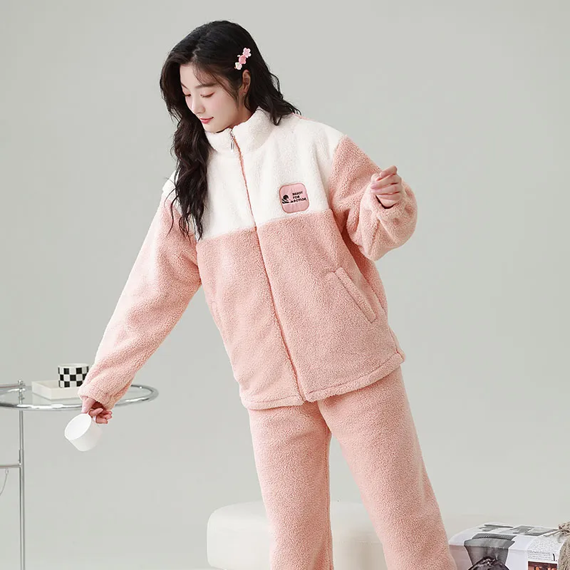 XIAFENYAN Pajama Set Women's Pink-5