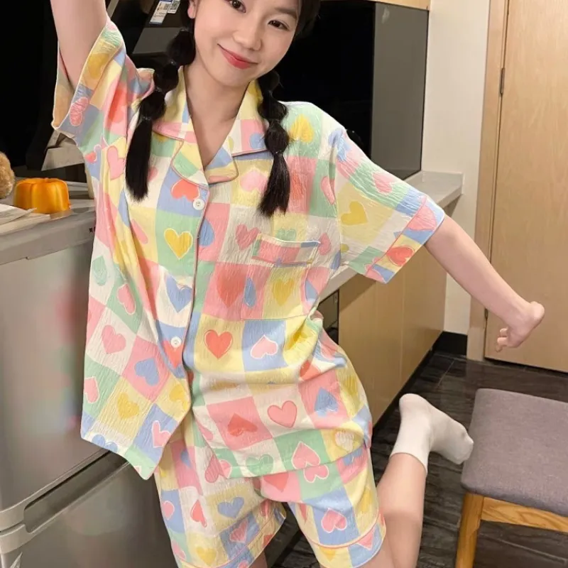 XIAFENYAN Pajama Set Women's Image Color-2