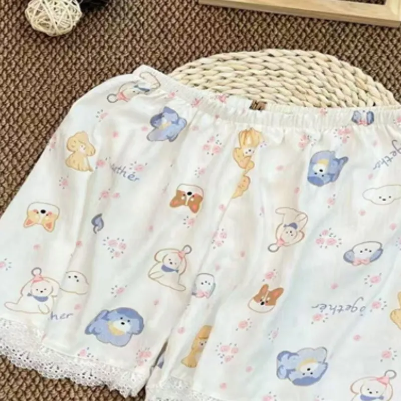 XIAFENYAN Pajama Pants Women's Apricot-4