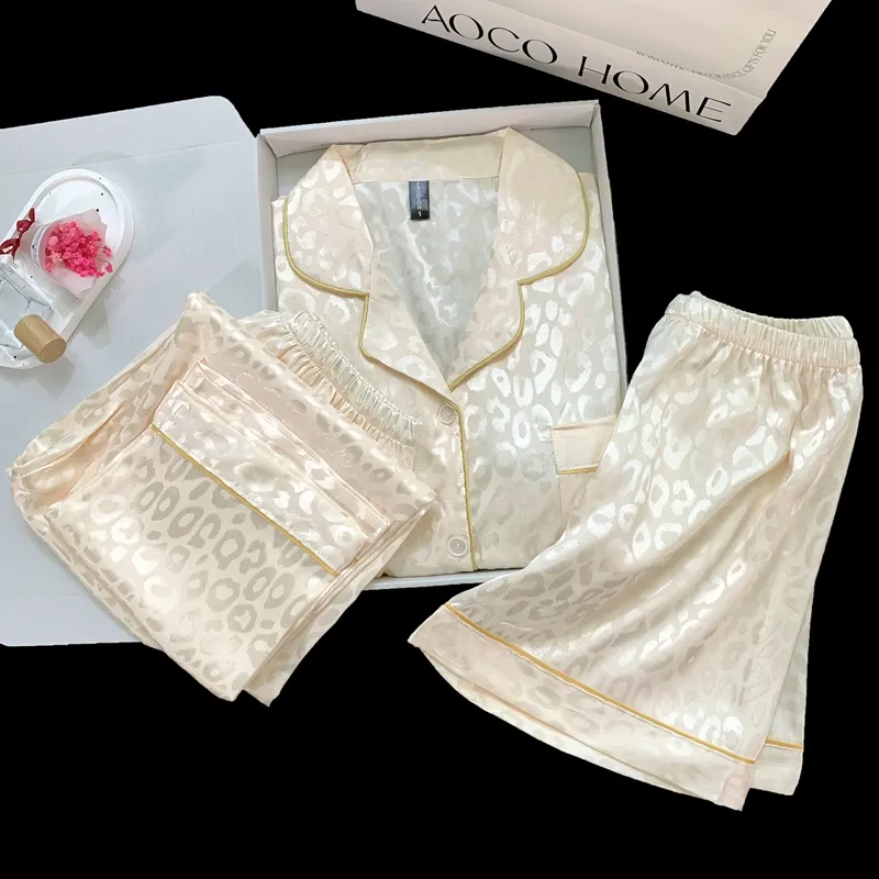 XIAFENYAN Pajama Set Women's Apricot-5