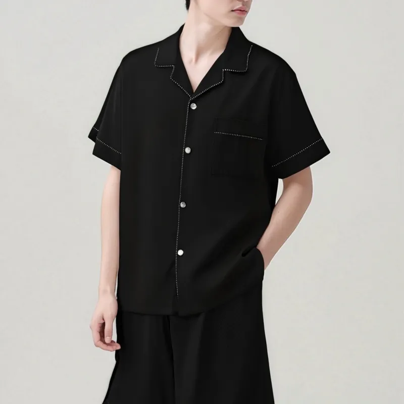 XIAFENYAN Pajama Gift Box Men's Black-5