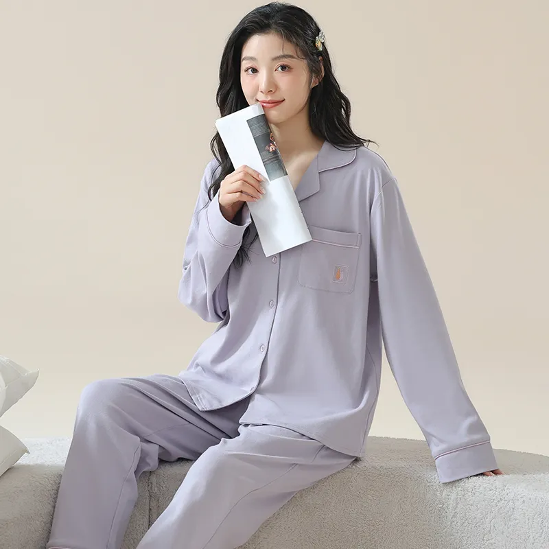 XIAFENYAN Pajama Set Women's Purple-1