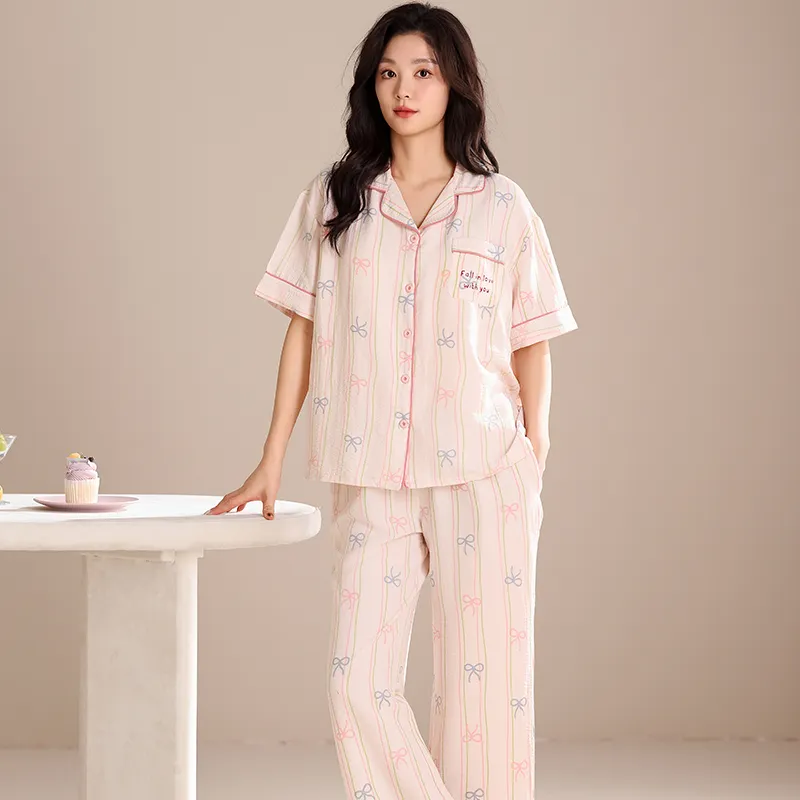 XIAFENYAN Pajama Set Women's Pink-7