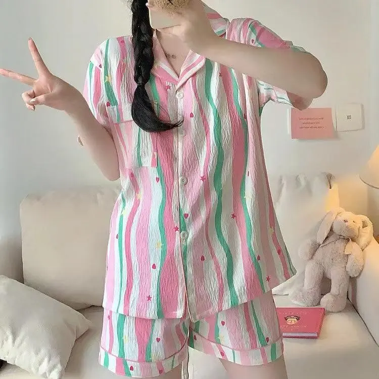 XIAFENYAN Pajama Set Women's Pink-2