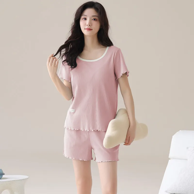 XIAFENYAN Pajama Set Women's Pink-7