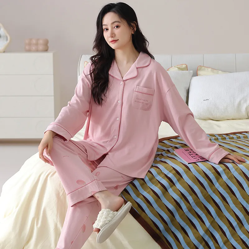 XIAFENYAN Pajama Set Women's Pink-1