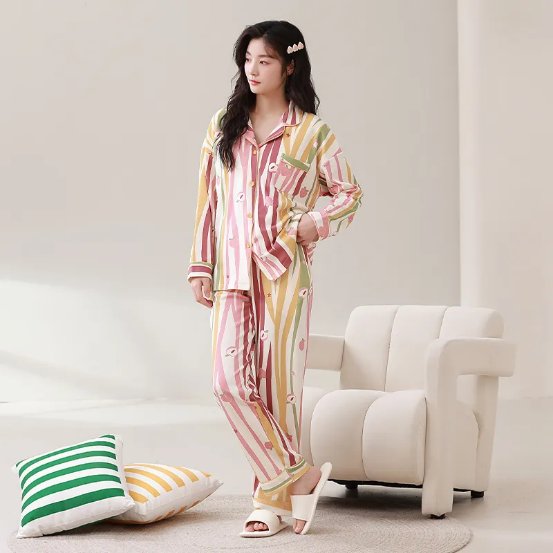 XIAFENYAN Pajama Set Women's Image Color-3