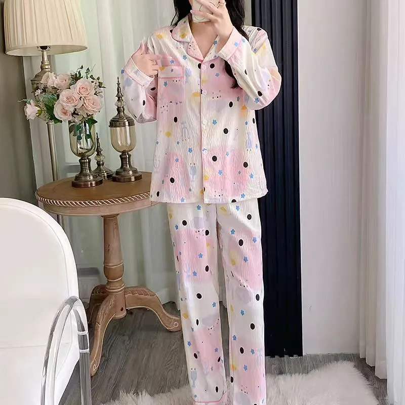 XIAFENYAN Pajama Set Women's Pink-5