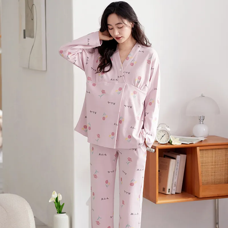 XIAFENYAN Pajama Set Women's Purple-6
