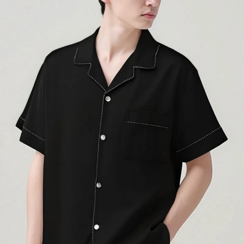 XIAFENYAN Pajama Gift Box Men's Black-3