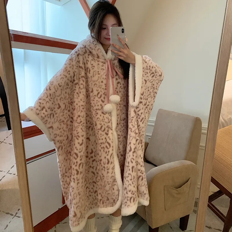 XIAFENYAN Bath Robes Women's Pink-5