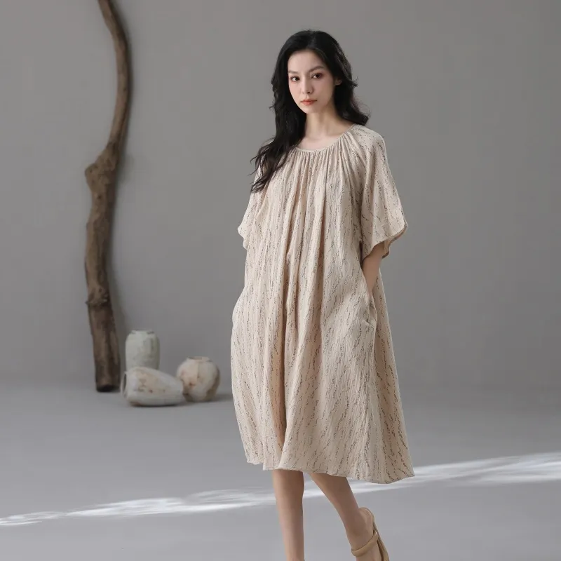 XIAFENYAN Nightgown Women's Light Brown-1