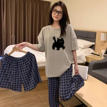 XIAFENYAN Pajama Set Women's Gray