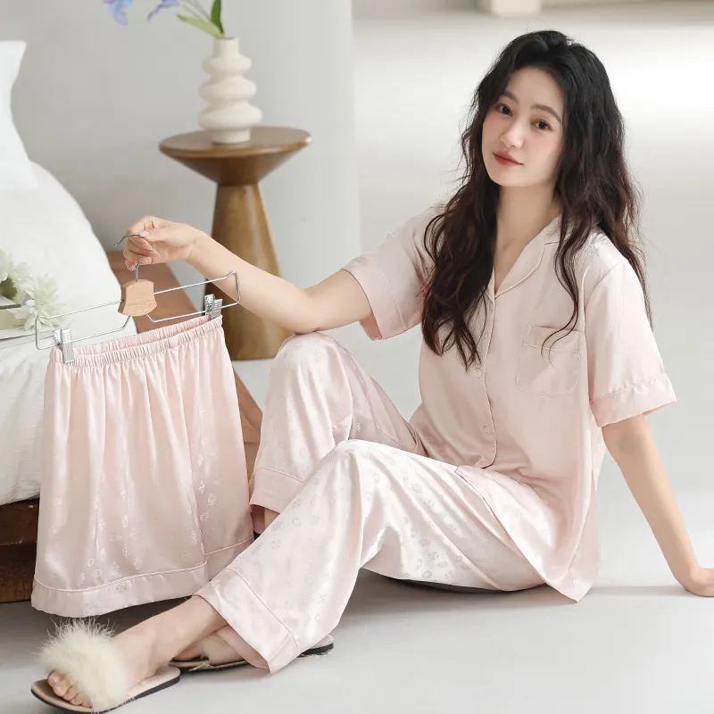 XIAFENYAN Pajama Set Women's Pink-7