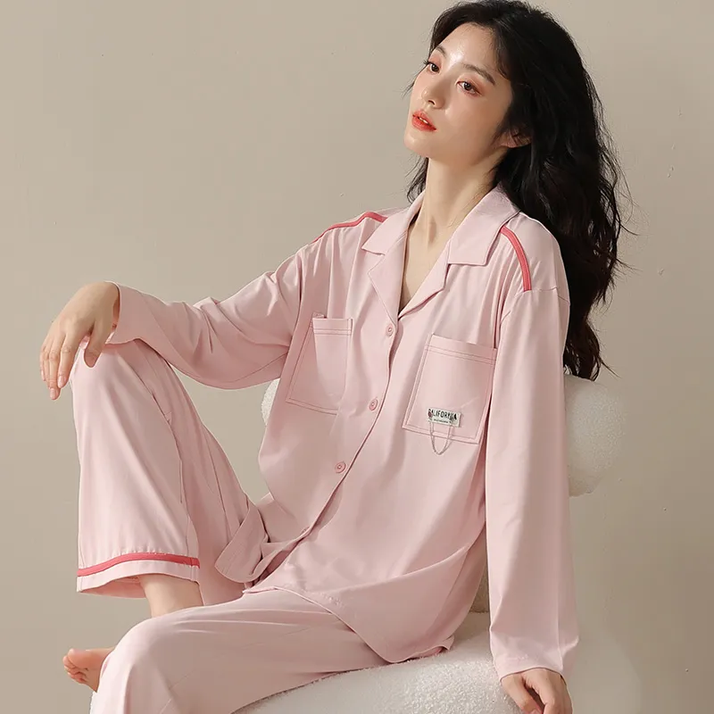 XIAFENYAN Pajama Set Women's Pink-3