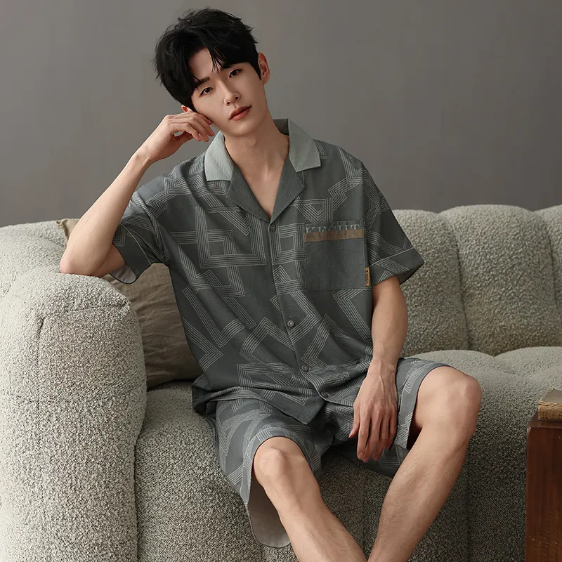 XIAFENYAN Pajama Set Men's Jasper-2