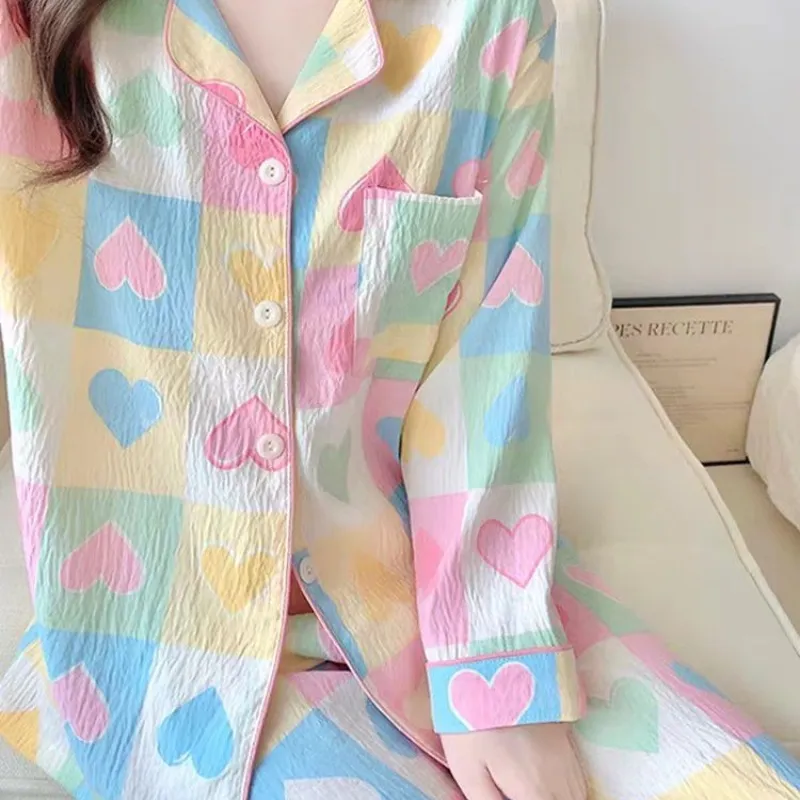 XIAFENYAN Pajama Set Women's Image Color-4