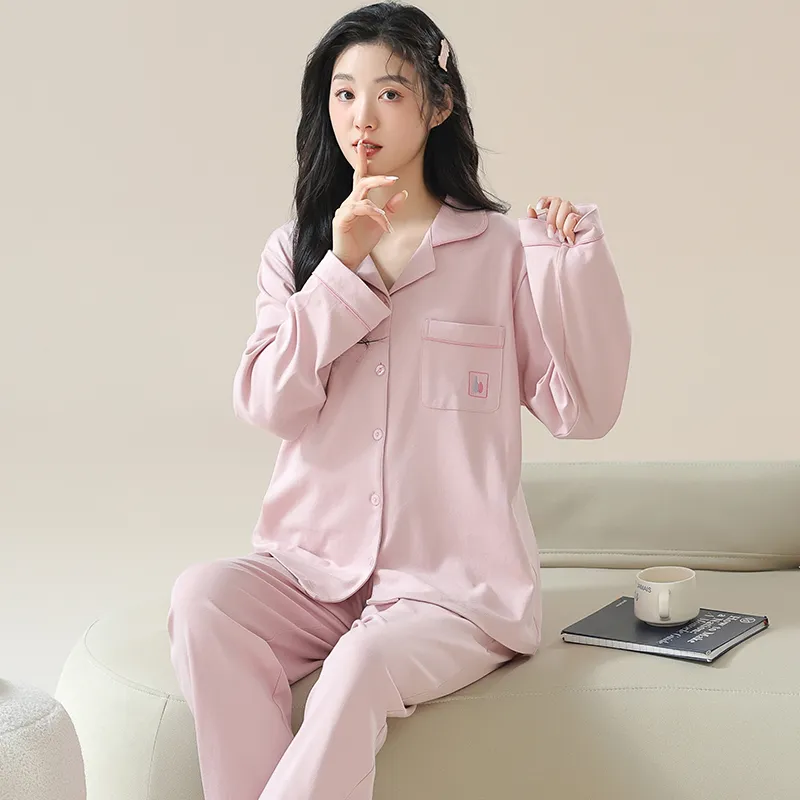 XIAFENYAN Pajama Set Women's Pink-2