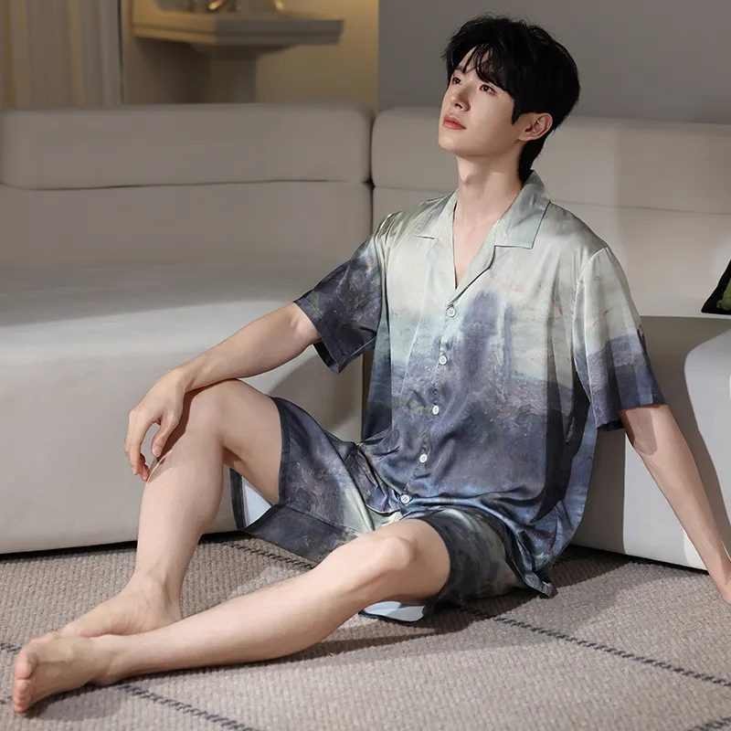 XIAFENYAN Pajama Set Unisex Image Color-6