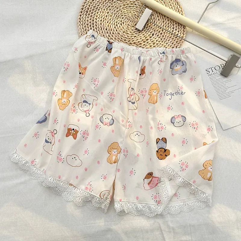 XIAFENYAN Pajama Pants Women's Apricot-1