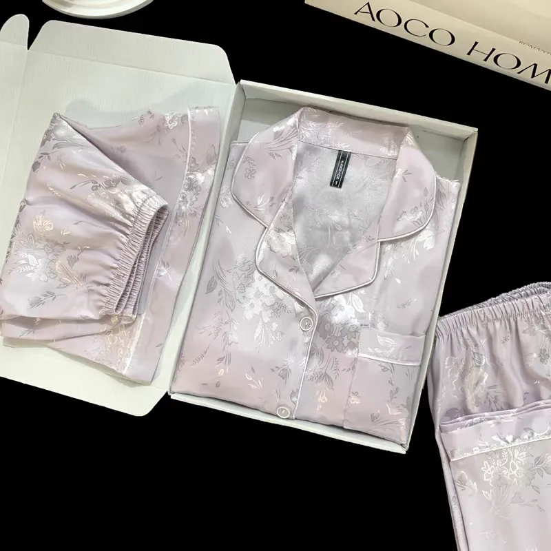 XIAFENYAN Pajama Set Women's Apricot-3