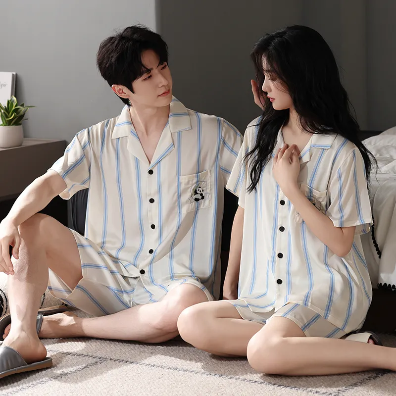 XIAFENYAN Pajama Set Unisex Apricot-5