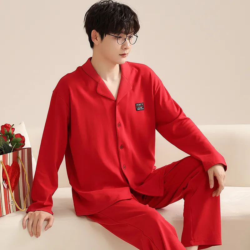 XIAFENYAN Men Pajama Sets-4