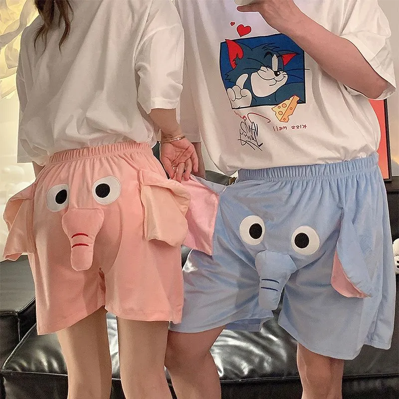 XIAFENYAN Pajama Pants Unisex Pink-7