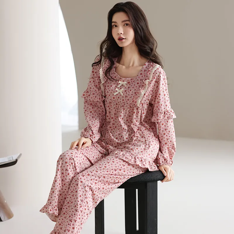 XIAFENYAN Pajama Set Women's Pink-6