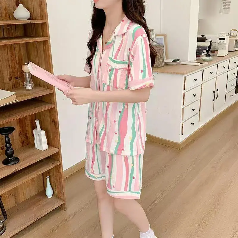 XIAFENYAN Pajama Set Women's Pink-3