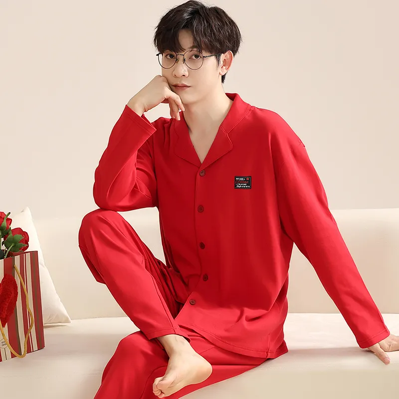 XIAFENYAN Men Pajama Sets-2