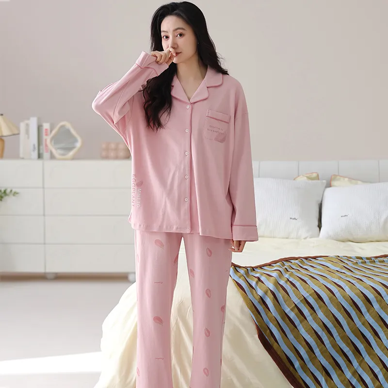 XIAFENYAN Pajama Set Women's Pink-6