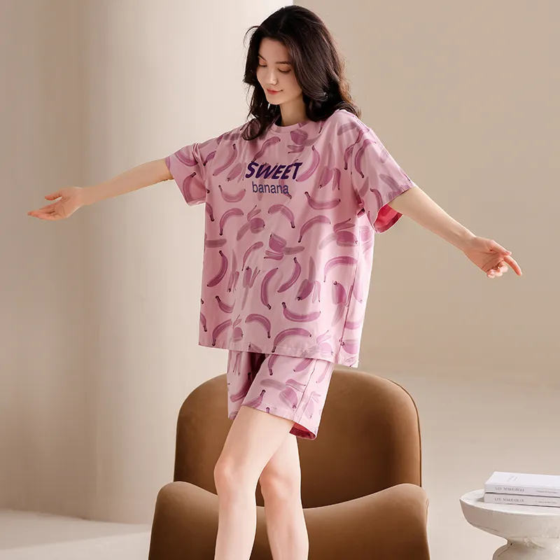 XIAFENYAN Pajama Set Women's Purple Pink-6