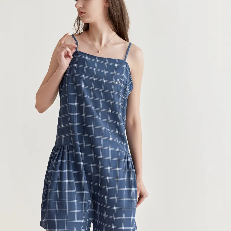 XIAFENYAN Pajama Gift Box Women's Mountain Mist Blue-3