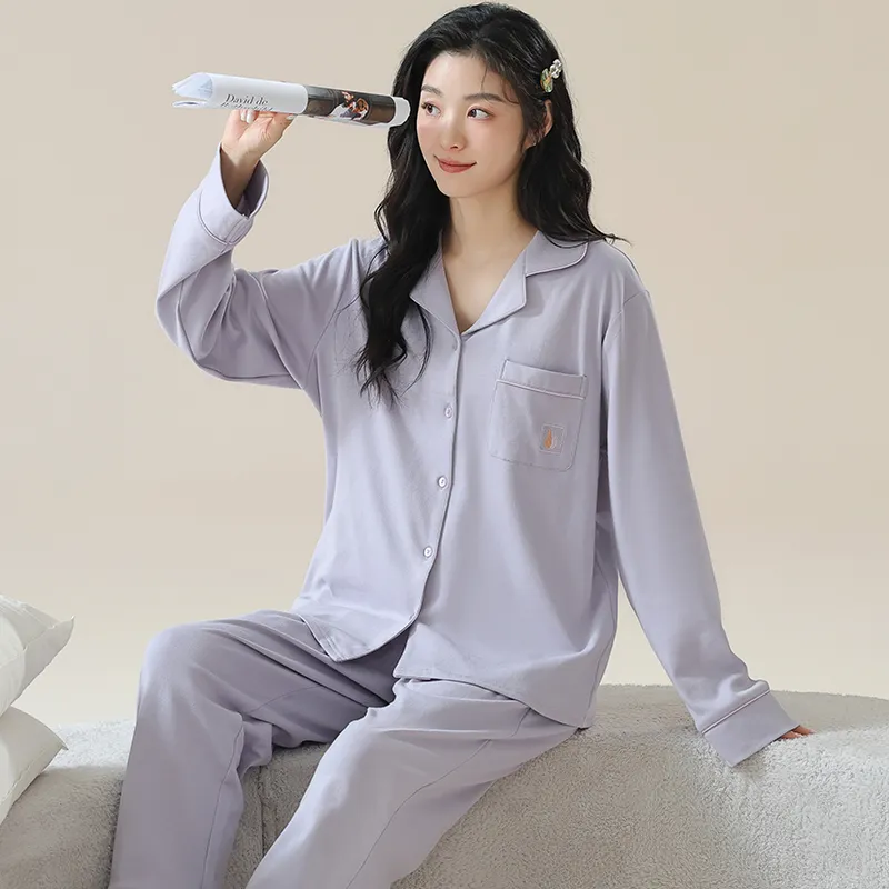 XIAFENYAN Pajama Set Women's Purple-2