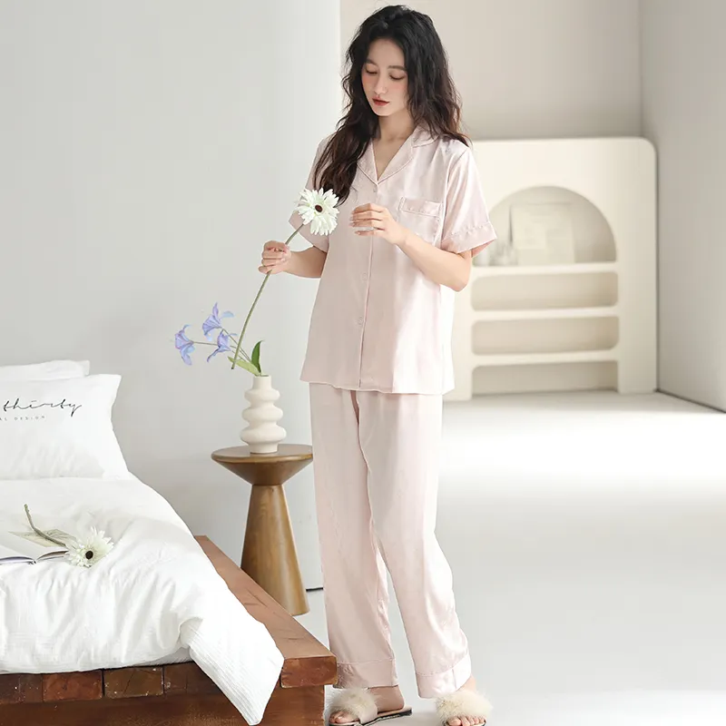 XIAFENYAN Pajama Set Women's Pink-2