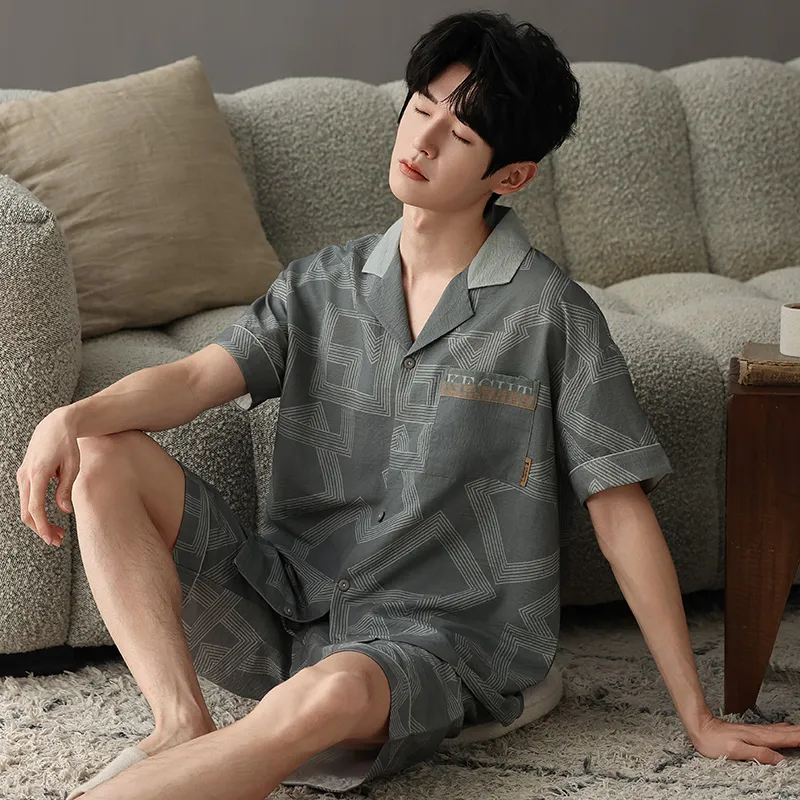 XIAFENYAN Pajama Set Men's Jasper-3
