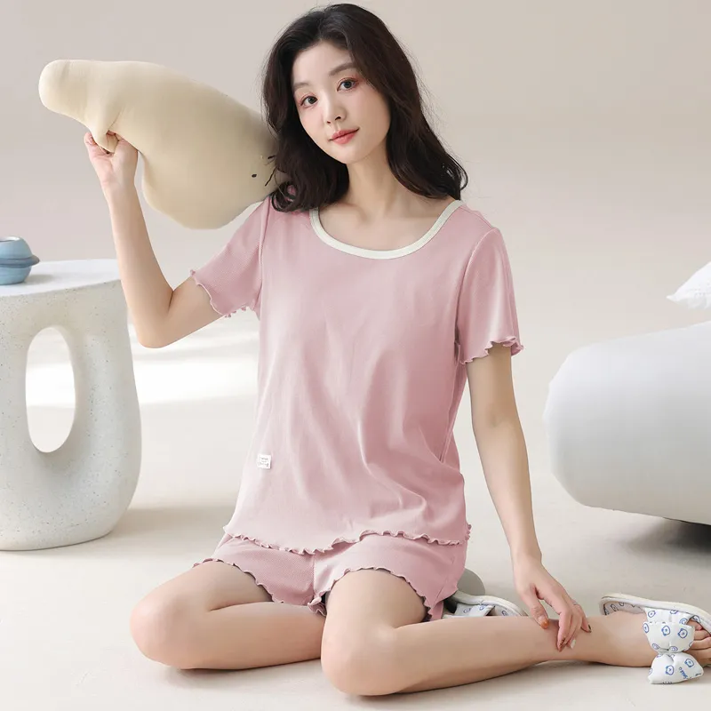 XIAFENYAN Pajama Set Women's Pink-2
