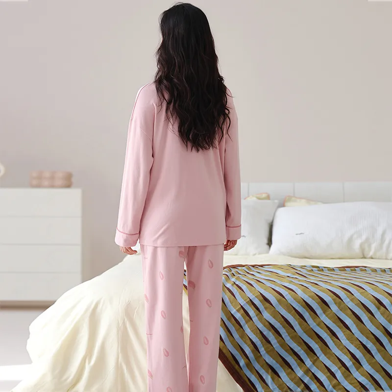 XIAFENYAN Pajama Set Women's Pink-7
