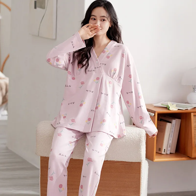XIAFENYAN Pajama Set Women's Purple-3