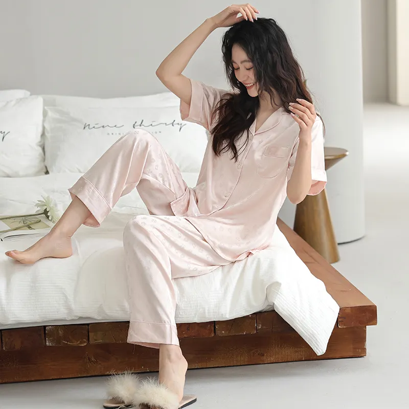 XIAFENYAN Pajama Set Women's Pink-3